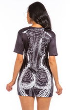 Scribble Chic T-SHIRT DRESS