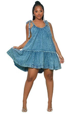 Enchanted Meadow Denim Dress