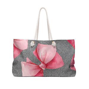 Pink Bow Princess Tote Bag