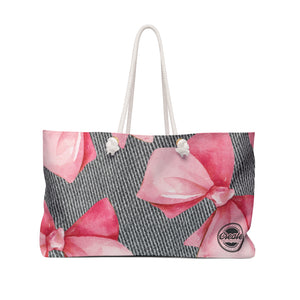 Pink Bow Princess Tote Bag