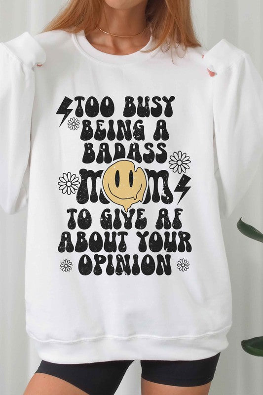 BADASS MOM Graphic Sweatshirt